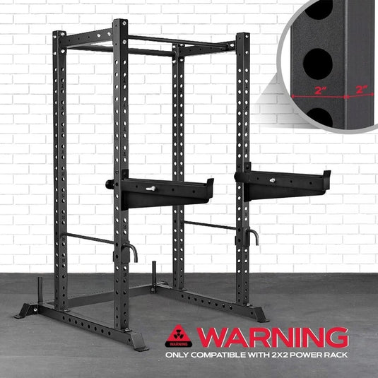 Yes4All Power Rack J-Hooks 2x2 + Weight Holder Attachment 2x2 - happygetfit.com