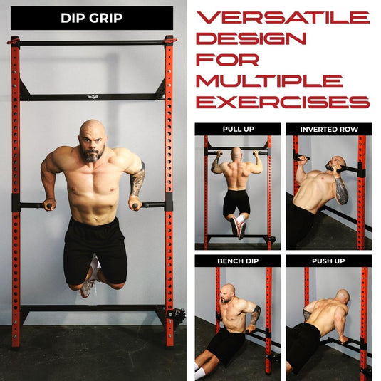 Yes4All Power Rack J-Hooks 2x2 + Weight Holder Attachment 2x2 - happygetfit.com