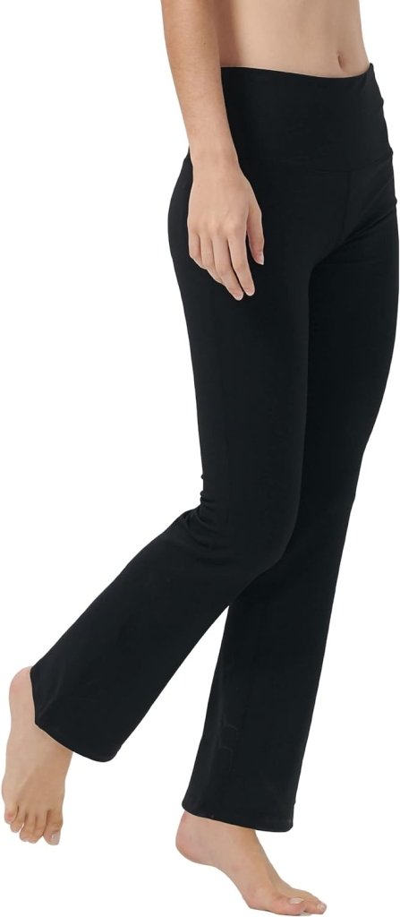 Load image into Gallery viewer, Yoga Broek voor Vrouwen Tummy Control Workout Bootleg Broek Hoge Taille 4 Way Stretch Broek met Binnenzakken, Lichtbruin, - happygetfit.com
