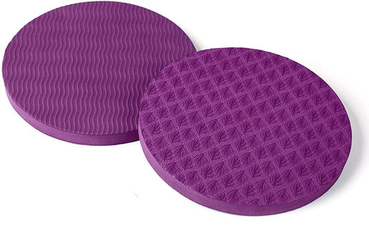 Yoga kniebeschermers set van 2 TPE lila - happygetfit.com