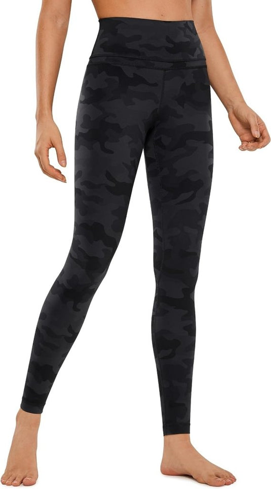 YOGA Women's Naked Feeling I Workout Legging 28 Inch - Hoog Getailleerde Yogabroek Over De Volledige Lengte - happygetfit.com