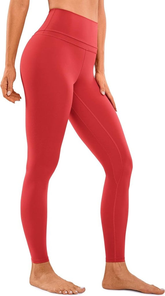 YOGA Women's Naked Feeling I Workout Legging 28 Inch - Hoog Getailleerde Yogabroek Over De Volledige Lengte - happygetfit.com