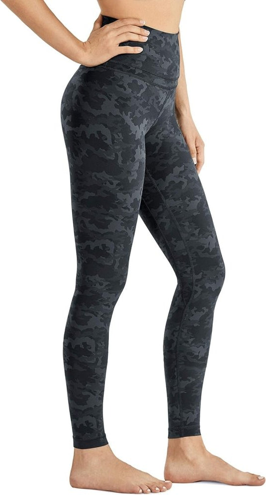 YOGA Women's Naked Feeling I Workout Legging 28 Inch - Hoog Getailleerde Yogabroek Over De Volledige Lengte - happygetfit.com