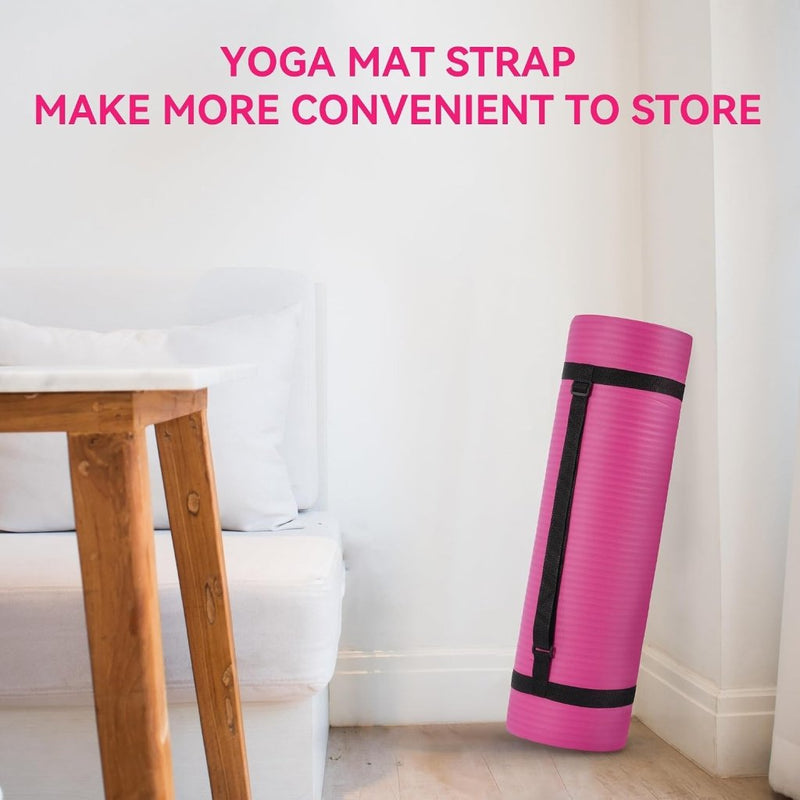 Load image into Gallery viewer, Yogamat NBR antislip groen met draagriem - happygetfit.com
