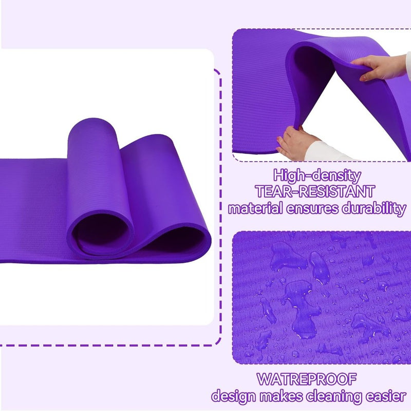 Load image into Gallery viewer, Yogamat NBR antislip groen met draagriem - happygetfit.com
