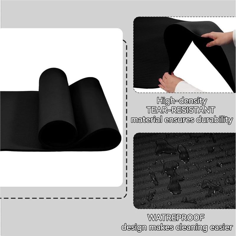 Load image into Gallery viewer, Yogamat NBR antislip groen met draagriem - happygetfit.com
