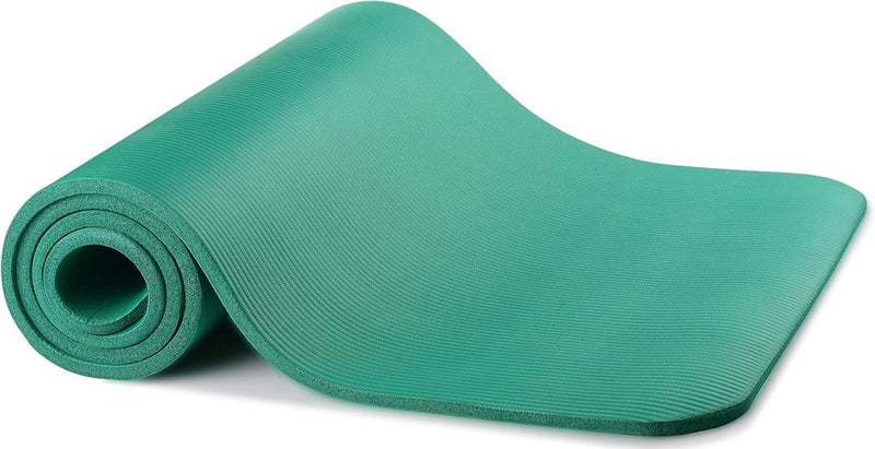 Load image into Gallery viewer, Yogamat NBR antislip groen met draagriem - happygetfit.com
