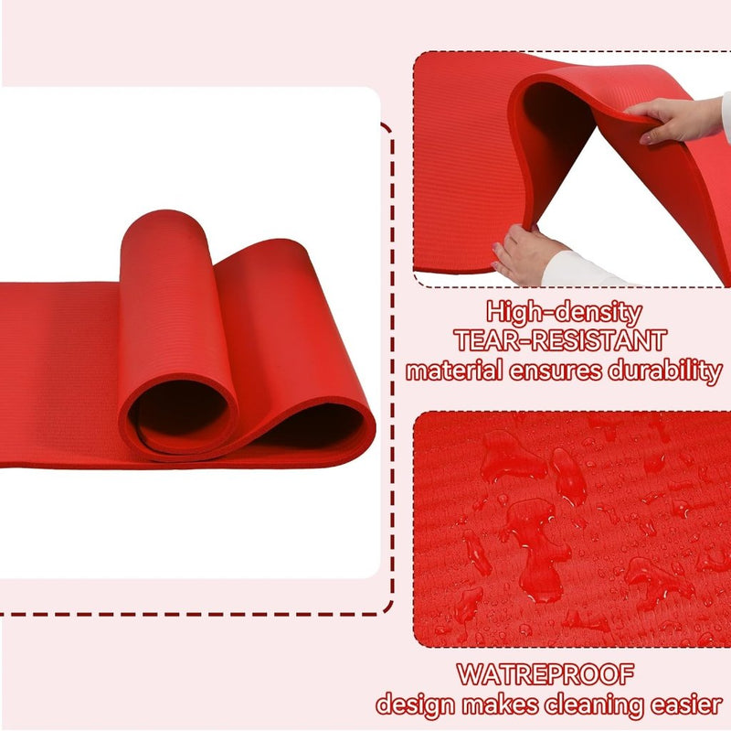Load image into Gallery viewer, Yogamat NBR antislip groen met draagriem - happygetfit.com
