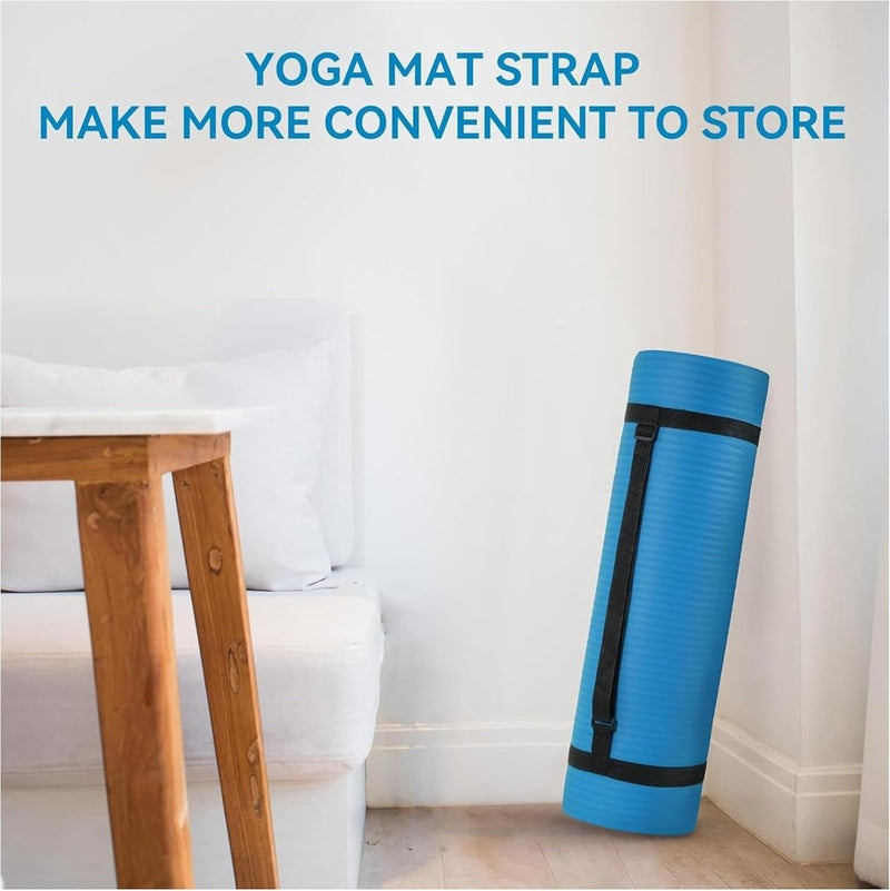 Load image into Gallery viewer, Yogamat NBR antislip groen met draagriem - happygetfit.com
