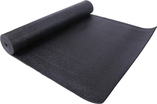 Yogamat schuim antislip 6 mm groen met draagriem - happygetfit.com