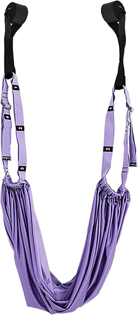 Laad afbeelding in Galerijviewer, Yogariem, Beenstretcher, Stretchband, Yogariemen Van Polyester Katoen, Inversie Stretch, Oefenband Voor Yoga, Ballet, Pilates, Gymnastiek, Flexibiliteit, Training, Paars, 1 - happygetfit.com
