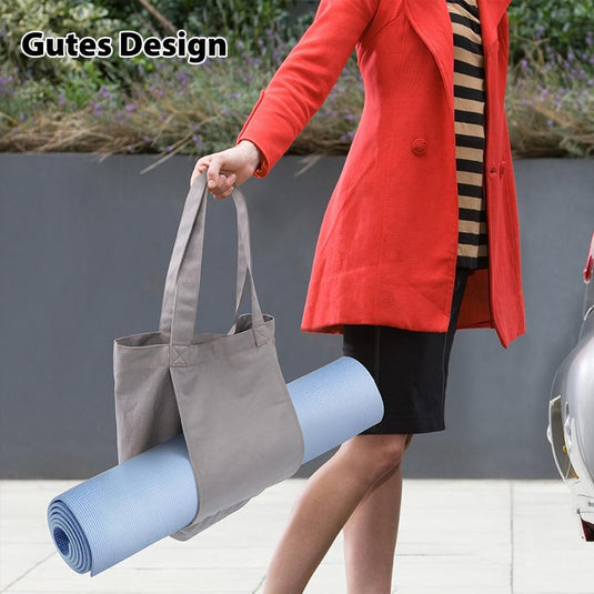 Yogatas met schouderband grote capaciteit abrikoos - happygetfit.com
