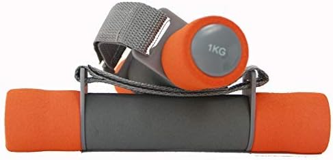 Zachte dumbbells set van 2 stuks met verstelbare handgrepen - happygetfit.com