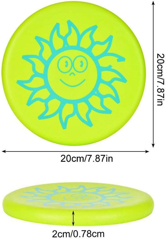 Zachte frisbee voor kinderen 20 cm – PU schuim werpschijf voor buiten, park en tuin - happygetfit.com