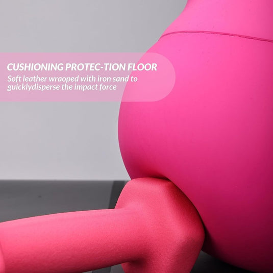 Zachte kettlebell 6,8 kg roze - happygetfit.com