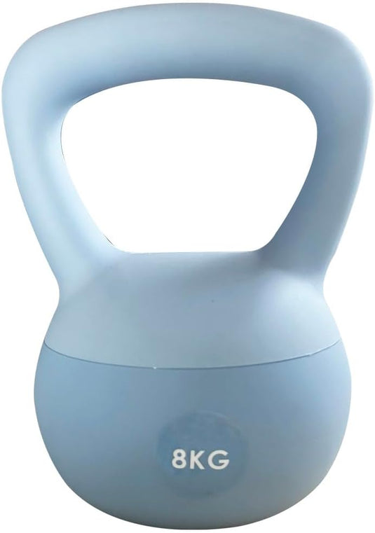 Zachte kettlebell 8 kg blauw - happygetfit.com