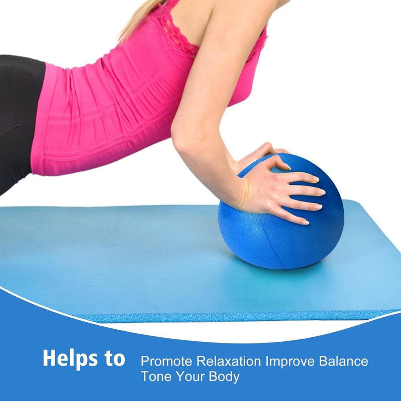 Laad afbeelding in Galerijviewer, Zachte pilatesbal 25 cm blauw - happygetfit.com
