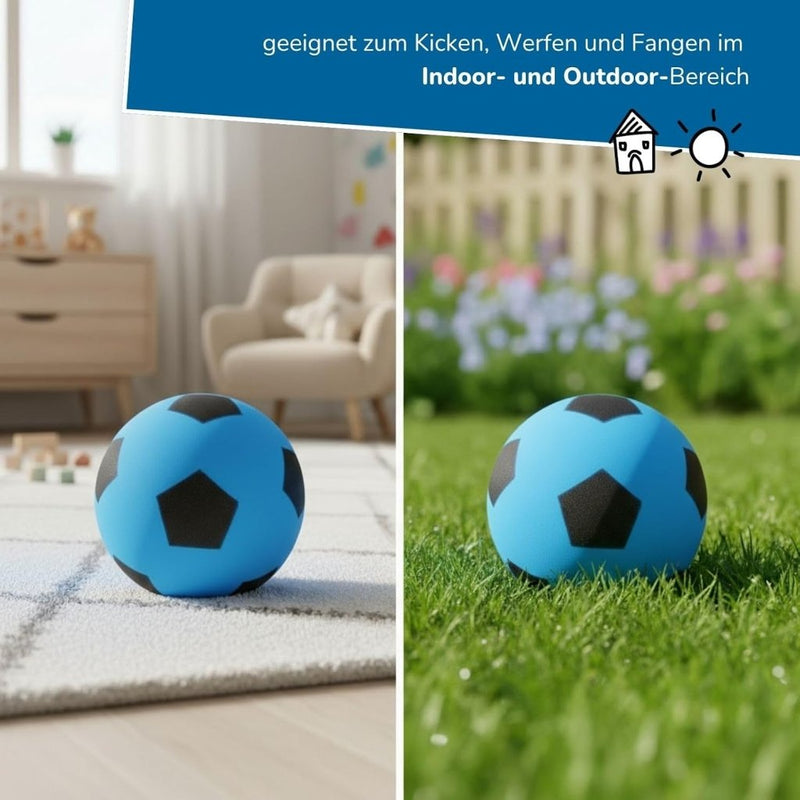 Laad afbeelding in Galerijviewer, Zachte schuimrubberen voetbal 20 cm - happygetfit.com
