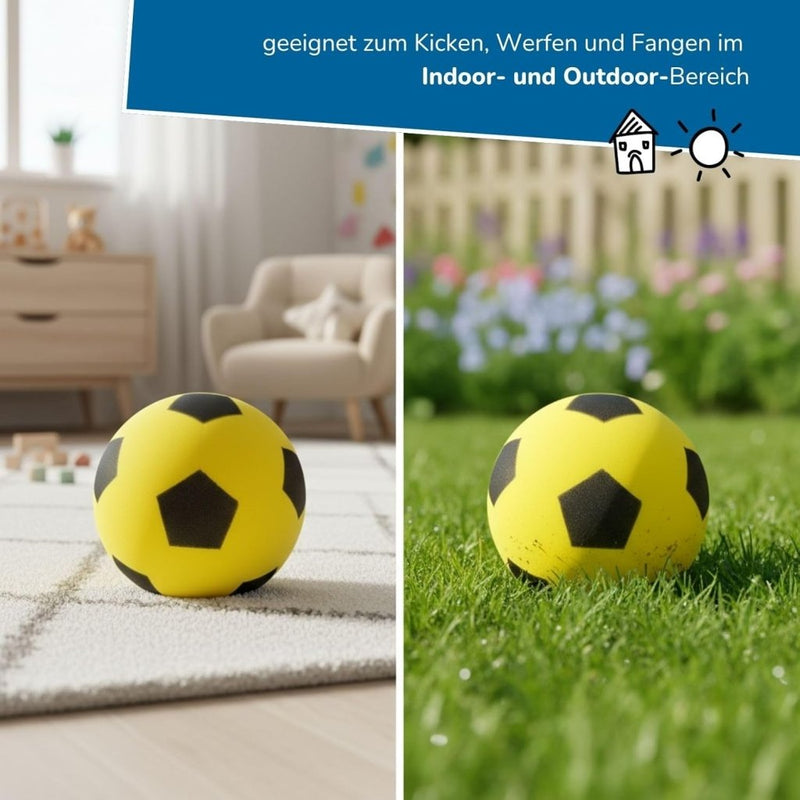Laad afbeelding in Galerijviewer, Zachte schuimrubberen voetbal 20 cm - happygetfit.com
