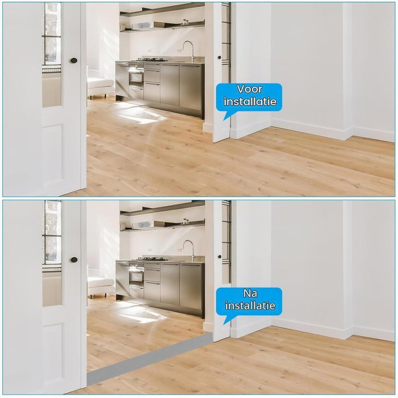 Load image into Gallery viewer, Zelfklevende vloer overgangsstrip 7,6 cm x 1 m - Vinyl laminaat afdekstrip &amp; naadprofiel - Vloerovergangsstrip drempelprofiel - happygetfit.com
