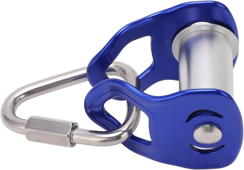 Load image in Gallery Viewer, Zipline katrol van aluminiumlegering met 20 kN draagsterkte voor slackline en buitentraining – kabelkatrol – hindernisbaan - happygetfit.com
