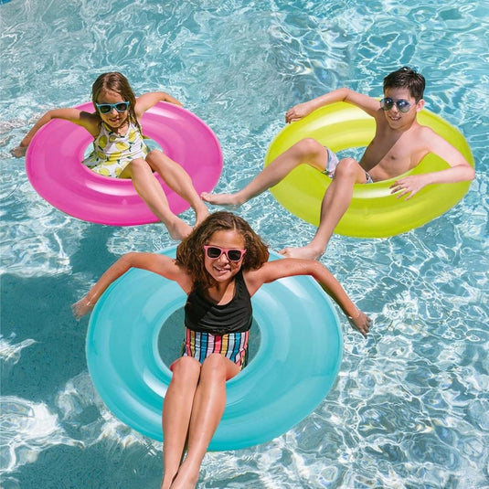 Zwemring Opblaasbare zwembadringen voor kinderen volwassenen,Opblaasbare zwembaddrijft rubberen ring om te zwemmen,Zwembad Inflatables voor volwassenen,Roze volwassen zwemring opblaasbaar voor water zomer strand - happygetfit.com