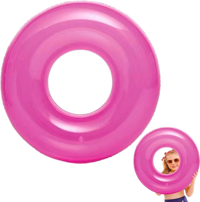 Laad afbeelding in Galerijviewer, Zwemring Opblaasbare zwembadringen voor kinderen volwassenen,Opblaasbare zwembaddrijft rubberen ring om te zwemmen,Zwembad Inflatables voor volwassenen,Roze volwassen zwemring opblaasbaar voor water zomer strand - happygetfit.com
