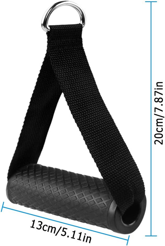 Een zwart-wit foto van Ontdek de ultieme weerstandsbanden voor maximale kracht en comfort met triceps.