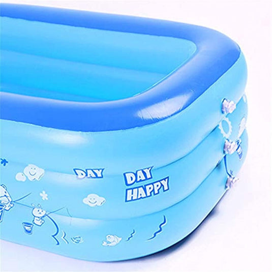 Opblaasbaar zwembadje voor baby's - Comfortabel en compact ontwerp voor eenvoudige installatie