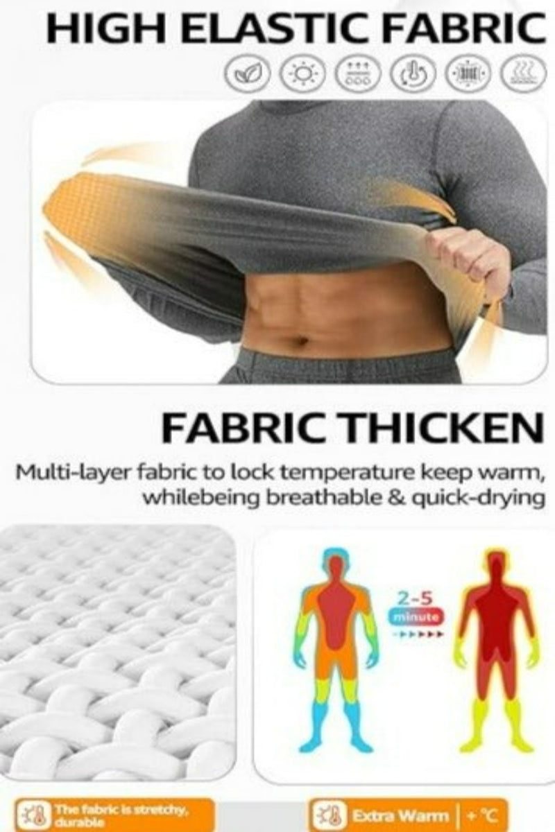 Laad afbeelding in Galerijviewer, Blijf warm en comfortabel met ons thermo-ondergoed voor heren - happygetfit.com
