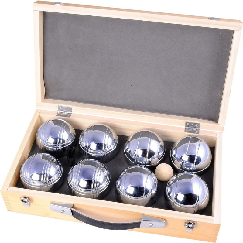 Load image into Gallery viewer, Boules-set in houten kist, 8-delig - happygetfit.com
