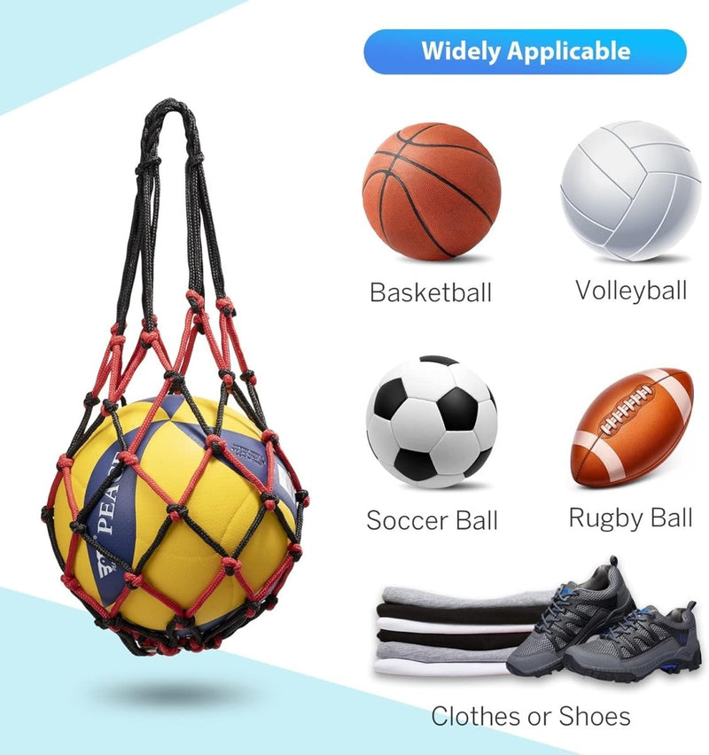 Laad afbeelding in Galerijviewer, De ideale ballentas voor elke sporter getoond met het dragen van een veelkleurige bal, met componenten die aangeven dat het gebruikt wordt voor het.
