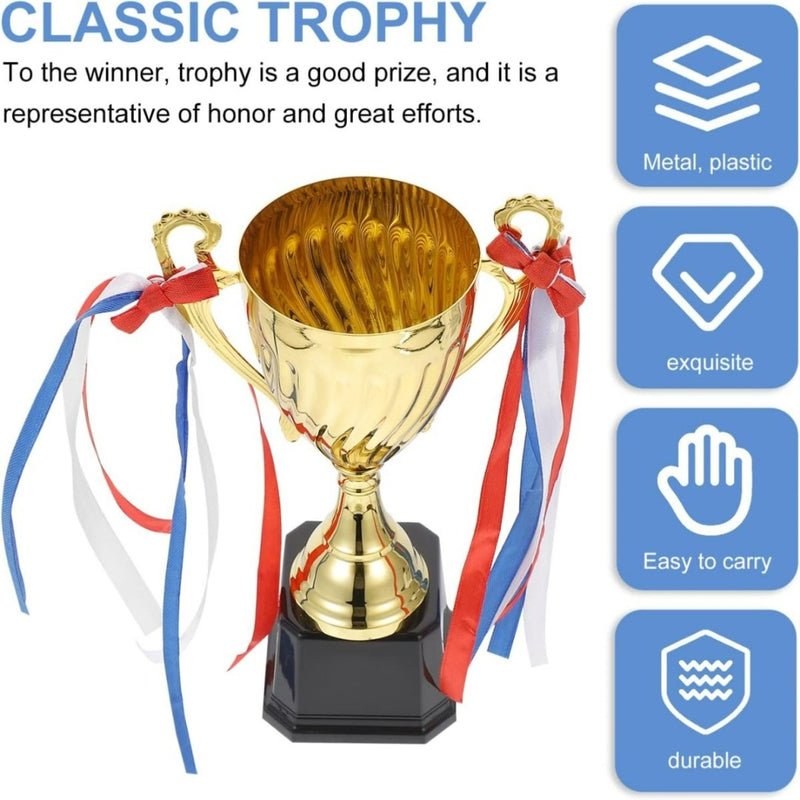 Laad afbeelding in Galerijviewer, De perfecte gouden trofee voor jouw prestaties - happygetfit.com
