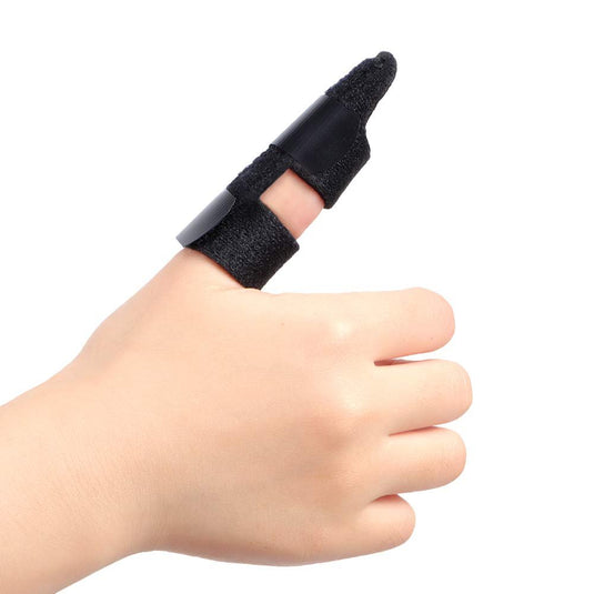 Finger Splint Finger Splint Splints voor Trigger Finger, Mallet Finger, Finger Fractures, Best Finger Brace voor peesafgifte en pijnverlichting (zwart/één maat) - happygetfit.com