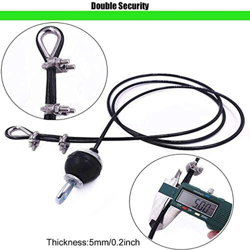 Load image into Gallery viewer, Adjustable Fitness Cable Pulley System - 3m Replacement Wire Rope - Gym Equipment Accessories
