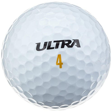 Ultra golfballen met nummer 4.