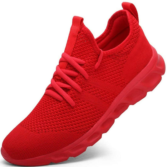 Ontdek de ultieme lichte wandelschoenen van rood mesh voor dames - Comfort, stijl en topprestaties in één paar!