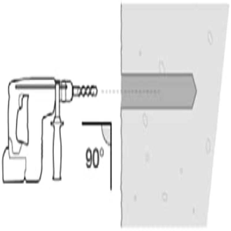 Laad afbeelding in Galerijviewer, Een tekening van een Veilige ankerpunten met ophangplaten voor permanent ankerpunt, geschikt voor ophangplaten of permanente ankerpuntinstallaties.
