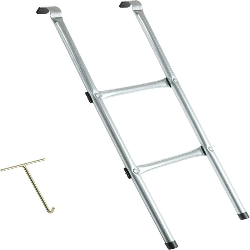 Laad afbeelding in Galerijviewer, Een Trampoline met veiligheidsnet en ladder, voor extra veiligheid met een veiligheidsnet.
