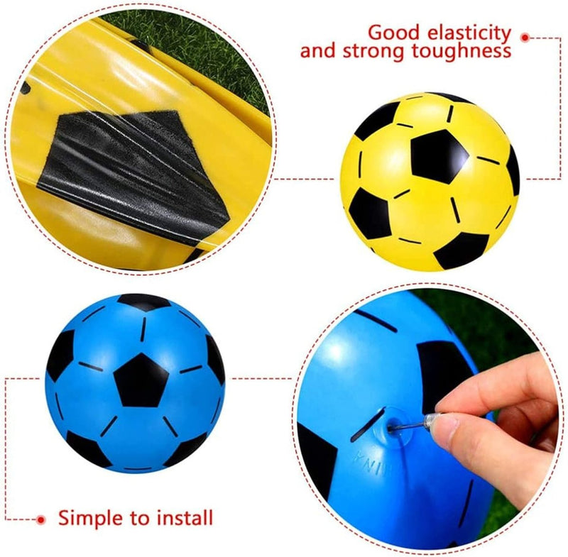 Laad afbeelding in Galerijviewer, Kenmerken van een voetbalontwerp: lekbestendig materiaal, duurzame elasticiteit en PVC-voetbal: de perfecte speelkameraad voor je soort.
