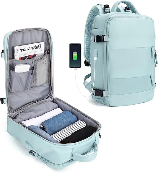 De ultieme reisrugzak voor elk avontuur is een luchtdoorlatend ontwerp rugzak met waterdicht polyester, perfect voor op reis, met het meenemen van een laptop en andere spullen erin.
