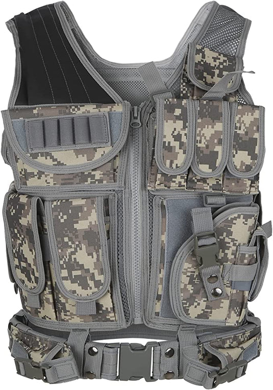 Dompel jezelf onder in Avontuur met het ultieme Tactische Vest voor Heren, ontworpen voor comfort en duurzaamheid.