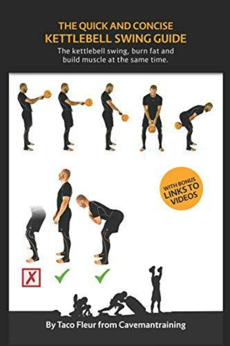 Laad afbeelding in Galerijviewer, The Quick And Concise Kettlebell Swing Guide: The kettlebell swing, burn fat and build muscle at the same time. - kettlebell oefeningen - happygetfit.com
