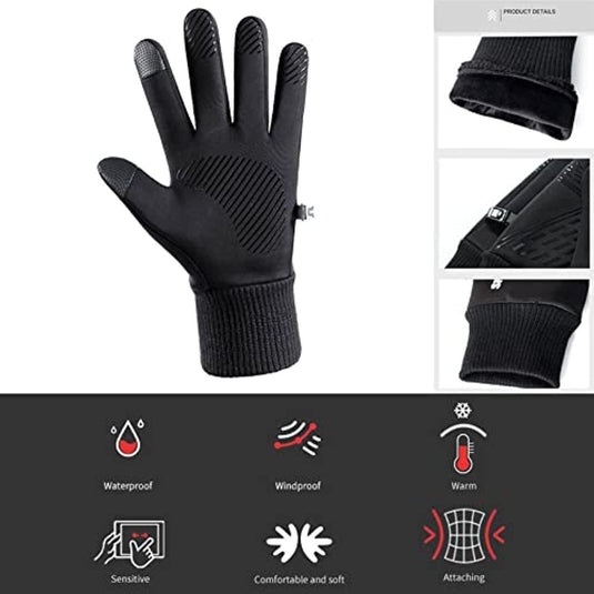 Een foto van Touchscreen handschoenen voor dames en heren: Warm, waterdicht en stijlvol met een pasvorm.