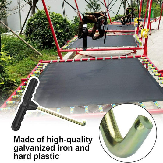 Gemaakt van kwaliteit gegalvaniseerd en hard plastic trampoline vervangen.
Productnaam: Maak trampoline installaties krachtige met onze hoogwaardige veerspanner voor trampoline!