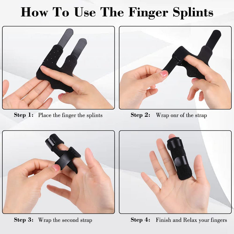 Laad afbeelding in Galerijviewer, Leer hoe u de Verstelbare triggerfinger spalk - universele maat - voor pijnverlichting gebruikt, ontworpen om pijn veroorzaakt door een triggervinger te verlichten.
