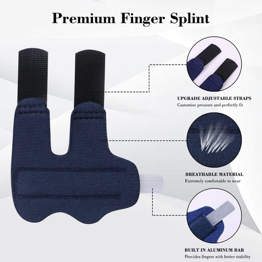 Verstelbare triggerfinger spalk - universele maat - ontworpen om pijn te geïdentificeerd, ideaal voor triggervinger.