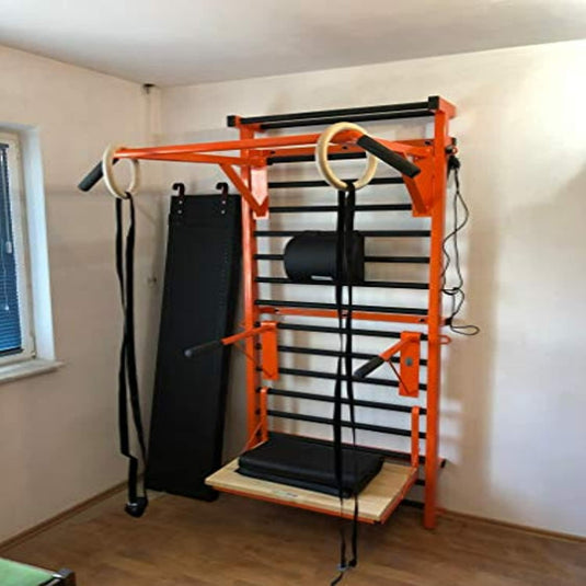Complete workout set voor gymnastiek en fitness, voor gebruik thuis, in sporthallen, fitnesscentra of buiten